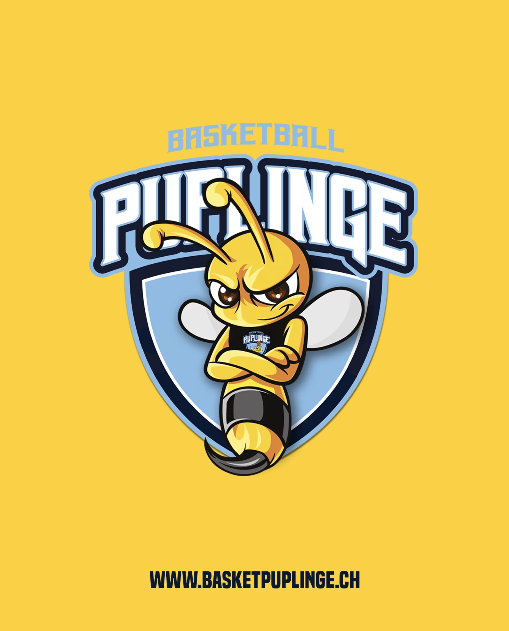 identité visuelle Basketball Club Puplinge logo